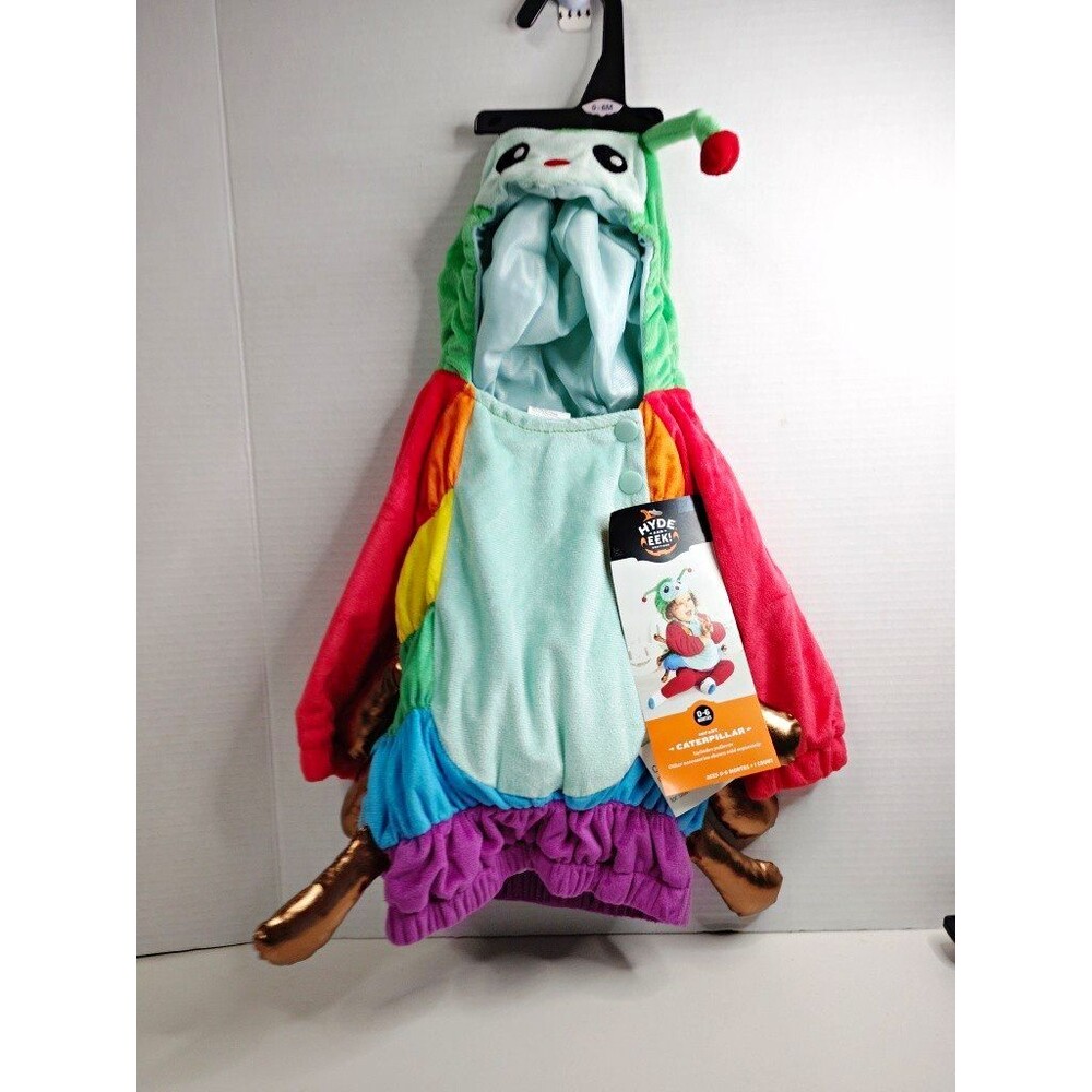 Hyde and EEK! Boutique Hooded Caterpillar Costume 0-6 Months Multicolor